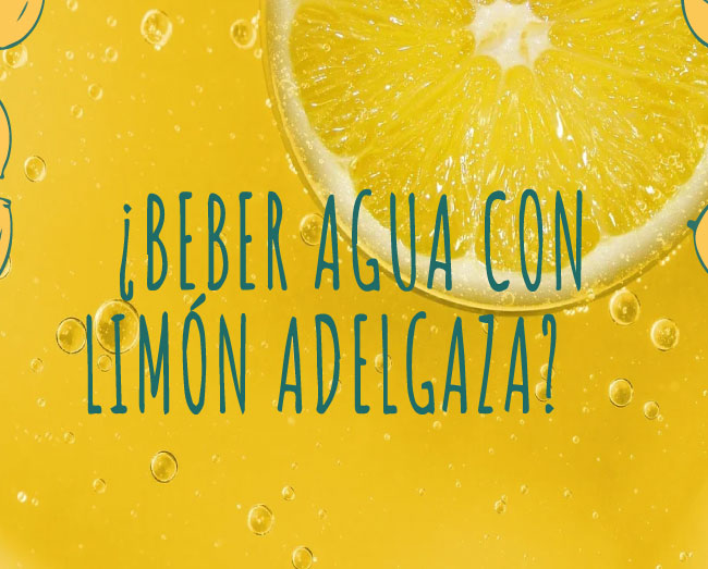Beber agua con limón adelgaza
